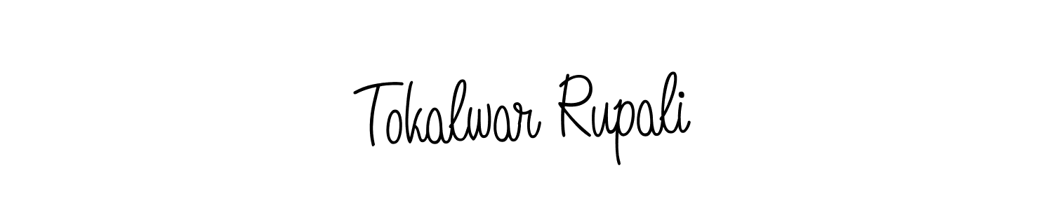 Best and Professional Signature Style for Tokalwar Rupali. Angelique-Rose-font-FFP Best Signature Style Collection. Tokalwar Rupali signature style 5 images and pictures png