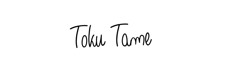 It looks lik you need a new signature style for name Toku Tame. Design unique handwritten (Angelique-Rose-font-FFP) signature with our free signature maker in just a few clicks. Toku Tame signature style 5 images and pictures png