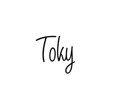 Once you've used our free online signature maker to create your best signature Angelique-Rose-font-FFP style, it's time to enjoy all of the benefits that Toky name signing documents. Toky signature style 5 images and pictures png