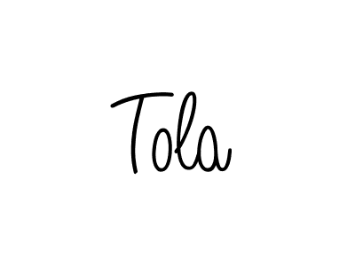 Make a beautiful signature design for name Tola. Use this online signature maker to create a handwritten signature for free. Tola signature style 5 images and pictures png
