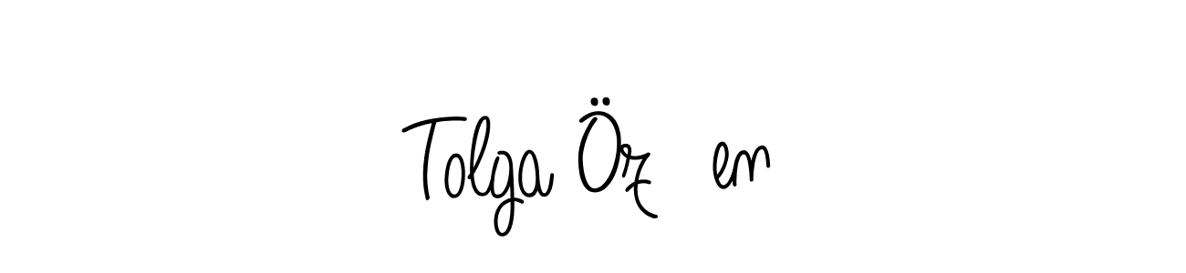 How to Draw Tolga Özşen signature style? Angelique-Rose-font-FFP is a latest design signature styles for name Tolga Özşen. Tolga Özşen signature style 5 images and pictures png