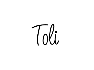 Also we have Toli name is the best signature style. Create professional handwritten signature collection using Angelique-Rose-font-FFP autograph style. Toli signature style 5 images and pictures png