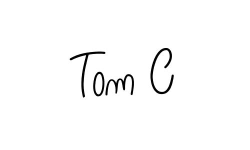 How to make Tom C signature? Angelique-Rose-font-FFP is a professional autograph style. Create handwritten signature for Tom C name. Tom C signature style 5 images and pictures png