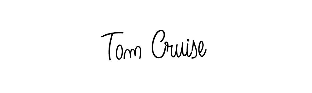 You should practise on your own different ways (Angelique-Rose-font-FFP) to write your name (Tom Cruise) in signature. don't let someone else do it for you. Tom Cruise signature style 5 images and pictures png