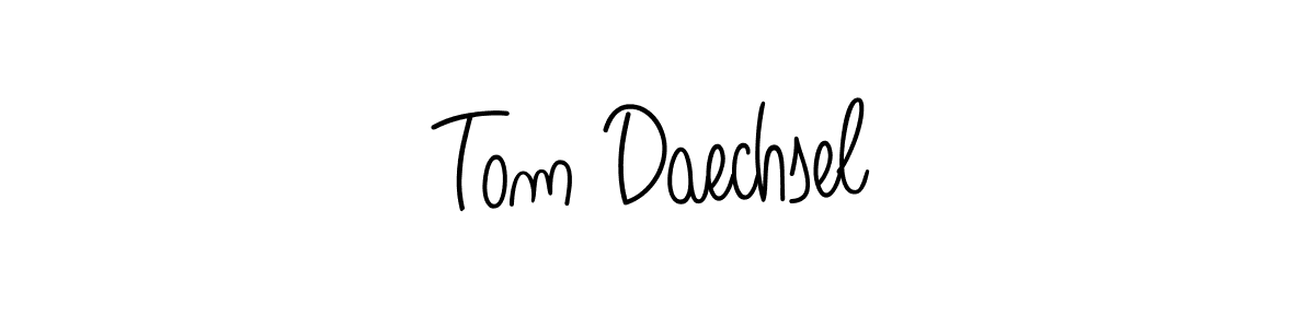 Tom Daechsel stylish signature style. Best Handwritten Sign (Angelique-Rose-font-FFP) for my name. Handwritten Signature Collection Ideas for my name Tom Daechsel. Tom Daechsel signature style 5 images and pictures png