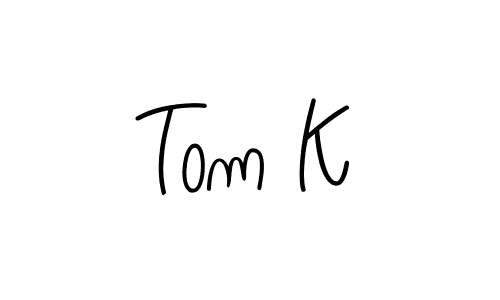 Make a beautiful signature design for name Tom K. Use this online signature maker to create a handwritten signature for free. Tom K signature style 5 images and pictures png