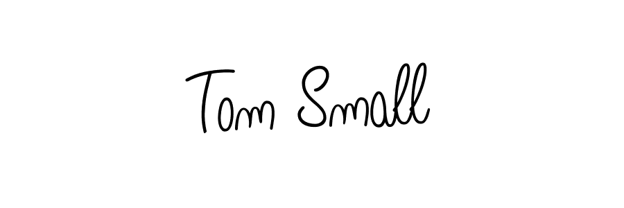 How to Draw Tom Small signature style? Angelique-Rose-font-FFP is a latest design signature styles for name Tom Small. Tom Small signature style 5 images and pictures png