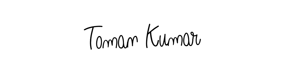 Once you've used our free online signature maker to create your best signature Angelique-Rose-font-FFP style, it's time to enjoy all of the benefits that Toman Kumar name signing documents. Toman Kumar signature style 5 images and pictures png