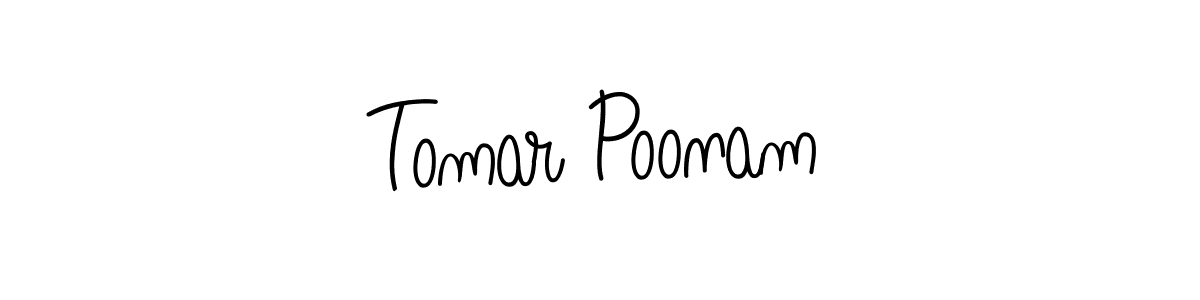 How to Draw Tomar Poonam signature style? Angelique-Rose-font-FFP is a latest design signature styles for name Tomar Poonam. Tomar Poonam signature style 5 images and pictures png