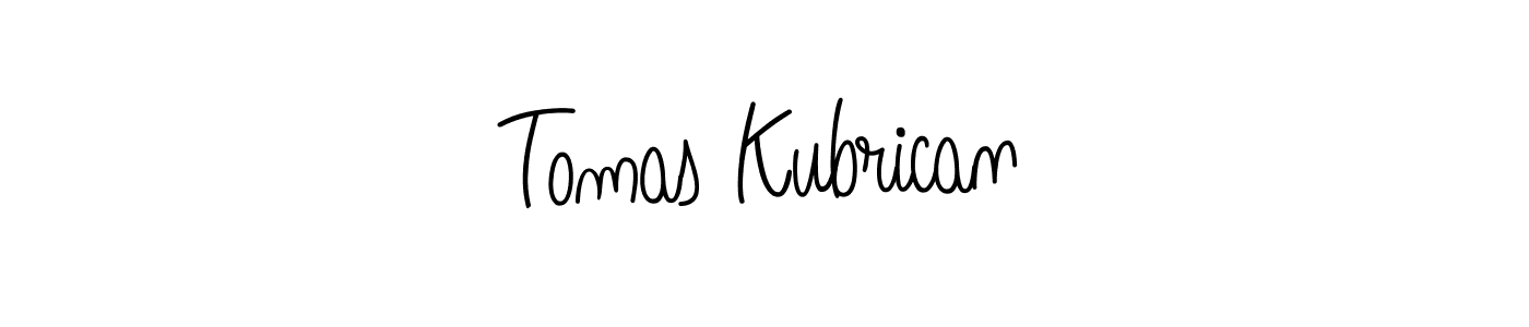 Make a beautiful signature design for name Tomas Kubrican. With this signature (Angelique-Rose-font-FFP) style, you can create a handwritten signature for free. Tomas Kubrican signature style 5 images and pictures png