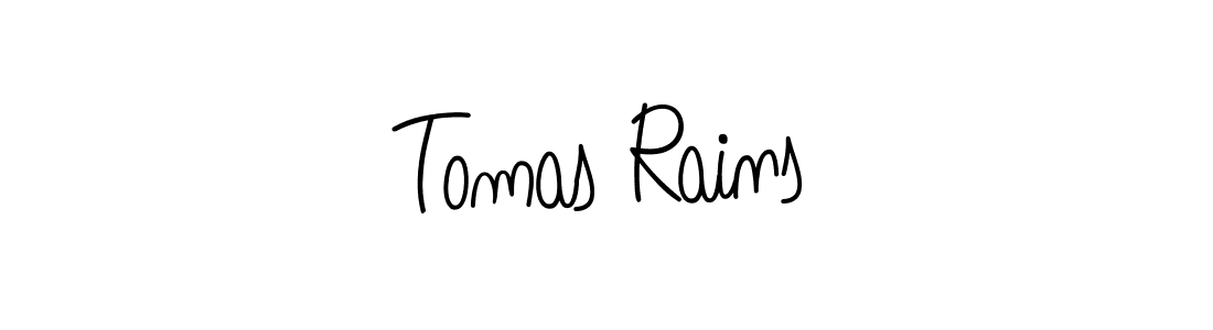 How to Draw Tomas Rains signature style? Angelique-Rose-font-FFP is a latest design signature styles for name Tomas Rains. Tomas Rains signature style 5 images and pictures png