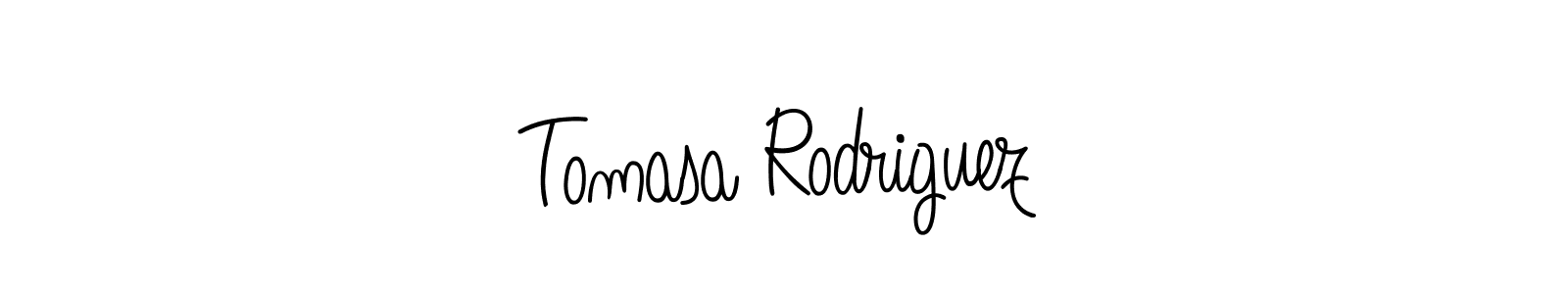 Use a signature maker to create a handwritten signature online. With this signature software, you can design (Angelique-Rose-font-FFP) your own signature for name Tomasa Rodriguez. Tomasa Rodriguez signature style 5 images and pictures png