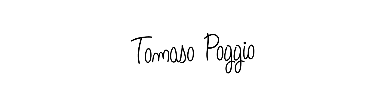 Tomaso Poggio stylish signature style. Best Handwritten Sign (Angelique-Rose-font-FFP) for my name. Handwritten Signature Collection Ideas for my name Tomaso Poggio. Tomaso Poggio signature style 5 images and pictures png