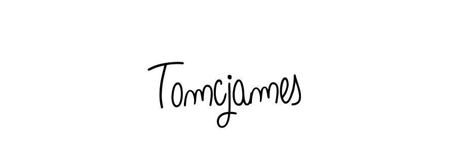 You should practise on your own different ways (Angelique-Rose-font-FFP) to write your name (Tomcjames) in signature. don't let someone else do it for you. Tomcjames signature style 5 images and pictures png