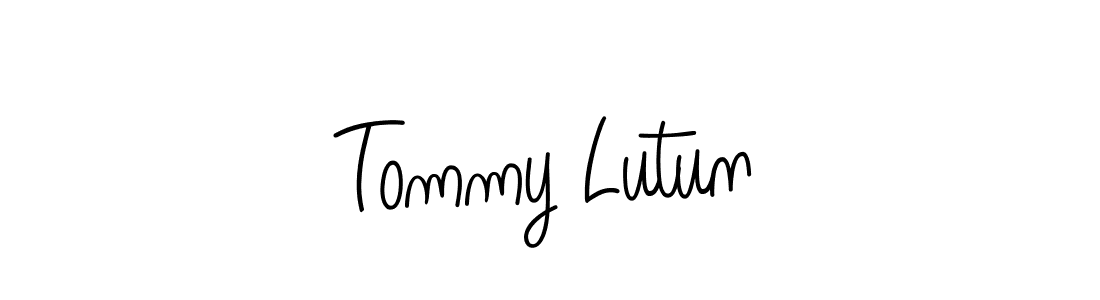 Create a beautiful signature design for name Tommy Lutun. With this signature (Angelique-Rose-font-FFP) fonts, you can make a handwritten signature for free. Tommy Lutun signature style 5 images and pictures png