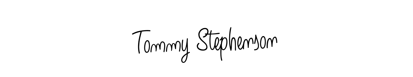 The best way (Angelique-Rose-font-FFP) to make a short signature is to pick only two or three words in your name. The name Tommy Stephenson include a total of six letters. For converting this name. Tommy Stephenson signature style 5 images and pictures png