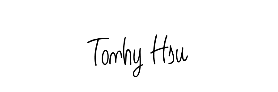 Angelique-Rose-font-FFP is a professional signature style that is perfect for those who want to add a touch of class to their signature. It is also a great choice for those who want to make their signature more unique. Get Tonhy Hsu name to fancy signature for free. Tonhy Hsu signature style 5 images and pictures png