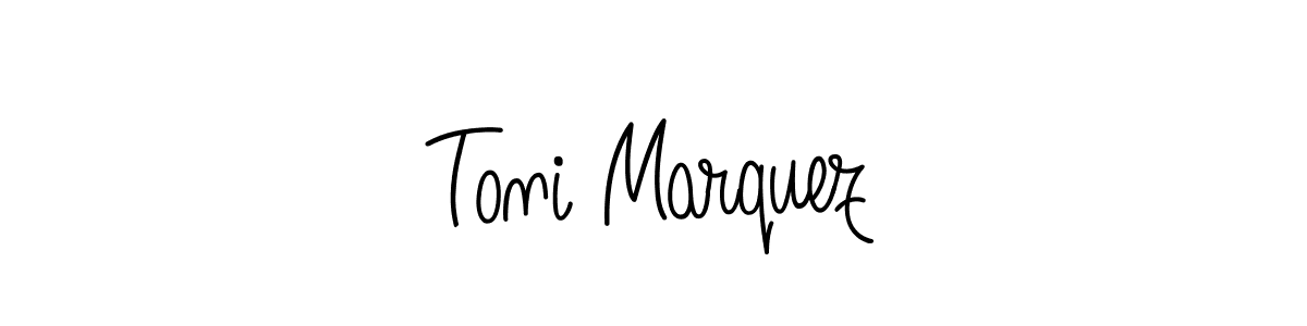 Once you've used our free online signature maker to create your best signature Angelique-Rose-font-FFP style, it's time to enjoy all of the benefits that Toni Marquez name signing documents. Toni Marquez signature style 5 images and pictures png