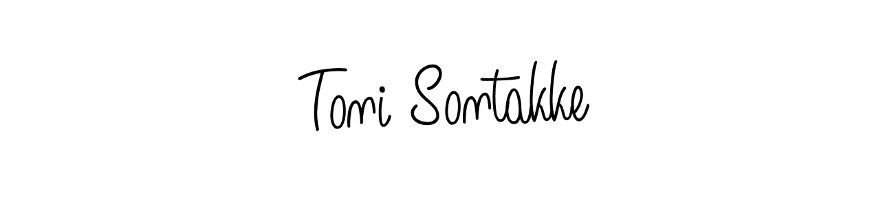 It looks lik you need a new signature style for name Toni Sontakke. Design unique handwritten (Angelique-Rose-font-FFP) signature with our free signature maker in just a few clicks. Toni Sontakke signature style 5 images and pictures png