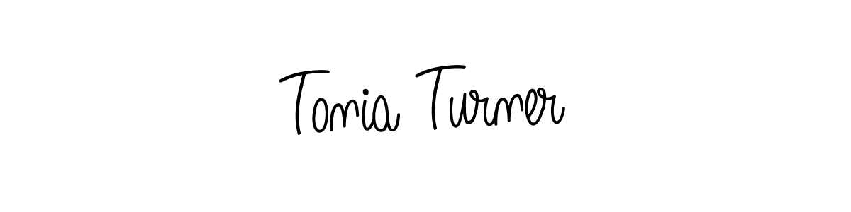 Also we have Tonia Turner name is the best signature style. Create professional handwritten signature collection using Angelique-Rose-font-FFP autograph style. Tonia Turner signature style 5 images and pictures png