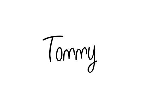 Design your own signature with our free online signature maker. With this signature software, you can create a handwritten (Angelique-Rose-font-FFP) signature for name Tonny. Tonny signature style 5 images and pictures png
