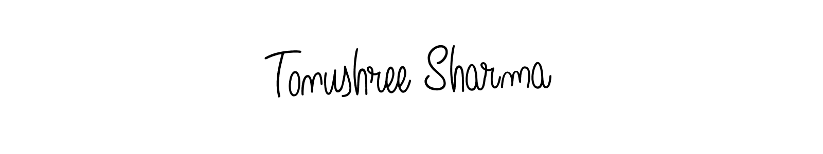 Tonushree Sharma stylish signature style. Best Handwritten Sign (Angelique-Rose-font-FFP) for my name. Handwritten Signature Collection Ideas for my name Tonushree Sharma. Tonushree Sharma signature style 5 images and pictures png