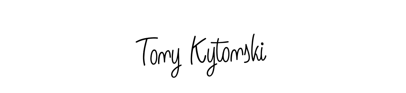 Make a beautiful signature design for name Tony Kytonski. With this signature (Angelique-Rose-font-FFP) style, you can create a handwritten signature for free. Tony Kytonski signature style 5 images and pictures png