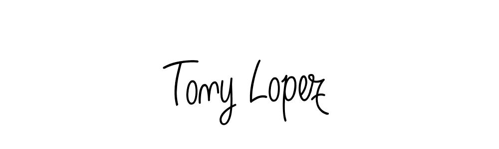 How to Draw Tony Lopez signature style? Angelique-Rose-font-FFP is a latest design signature styles for name Tony Lopez. Tony Lopez signature style 5 images and pictures png