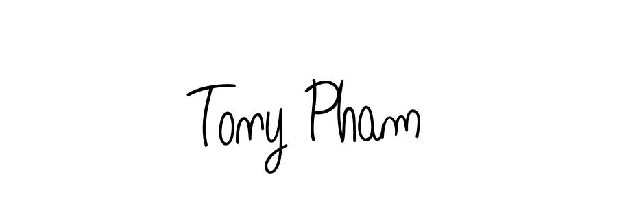 Design your own signature with our free online signature maker. With this signature software, you can create a handwritten (Angelique-Rose-font-FFP) signature for name Tony Pham. Tony Pham signature style 5 images and pictures png