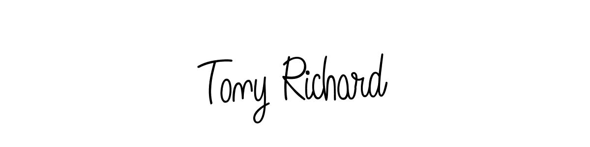 Check out images of Autograph of Tony Richard name. Actor Tony Richard Signature Style. Angelique-Rose-font-FFP is a professional sign style online. Tony Richard signature style 5 images and pictures png