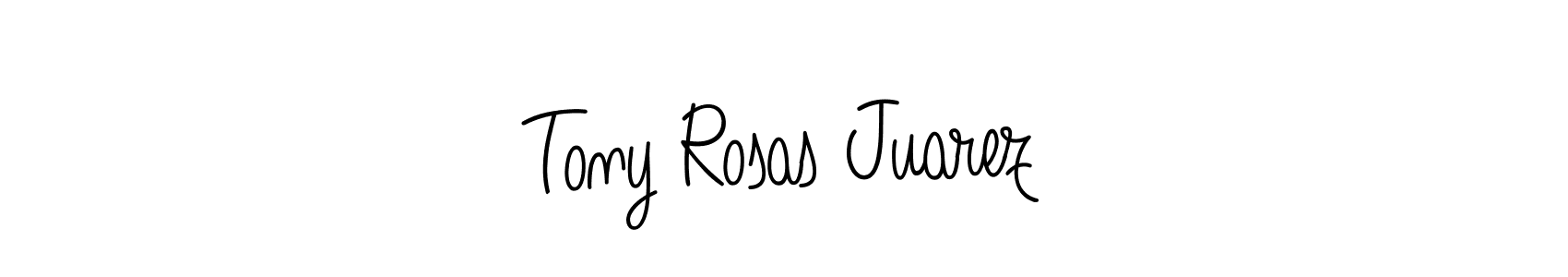How to make Tony Rosas Juarez name signature. Use Angelique-Rose-font-FFP style for creating short signs online. This is the latest handwritten sign. Tony Rosas Juarez signature style 5 images and pictures png