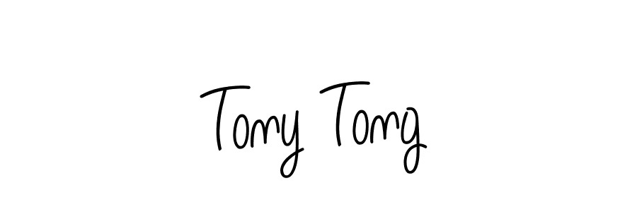 Make a beautiful signature design for name Tony Tong. With this signature (Angelique-Rose-font-FFP) style, you can create a handwritten signature for free. Tony Tong signature style 5 images and pictures png