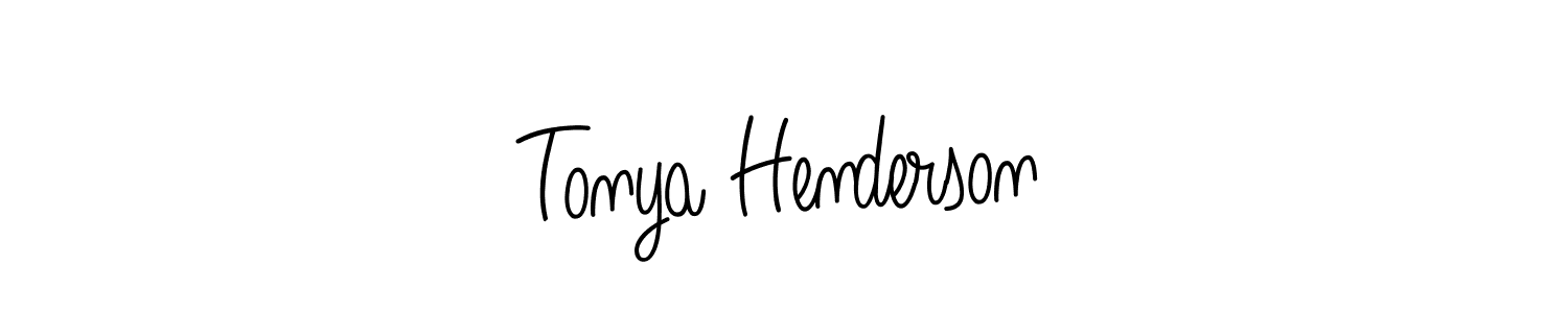 Best and Professional Signature Style for Tonya Henderson. Angelique-Rose-font-FFP Best Signature Style Collection. Tonya Henderson signature style 5 images and pictures png