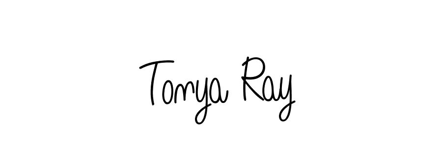 Also You can easily find your signature by using the search form. We will create Tonya Ray name handwritten signature images for you free of cost using Angelique-Rose-font-FFP sign style. Tonya Ray signature style 5 images and pictures png