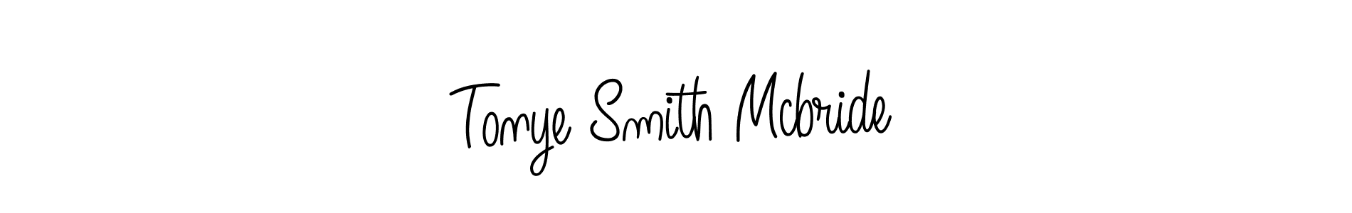 How to make Tonye Smith Mcbride signature? Angelique-Rose-font-FFP is a professional autograph style. Create handwritten signature for Tonye Smith Mcbride name. Tonye Smith Mcbride signature style 5 images and pictures png