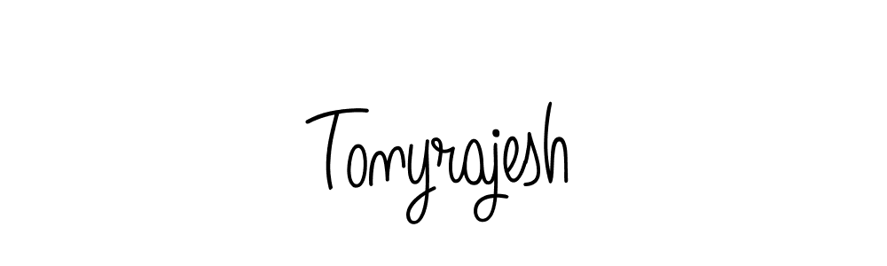 Design your own signature with our free online signature maker. With this signature software, you can create a handwritten (Angelique-Rose-font-FFP) signature for name Tonyrajesh. Tonyrajesh signature style 5 images and pictures png