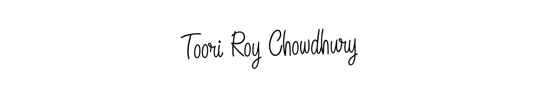 How to Draw Toori Roy Chowdhury signature style? Angelique-Rose-font-FFP is a latest design signature styles for name Toori Roy Chowdhury. Toori Roy Chowdhury signature style 5 images and pictures png