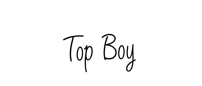 How to make Top Boy name signature. Use Angelique-Rose-font-FFP style for creating short signs online. This is the latest handwritten sign. Top Boy signature style 5 images and pictures png