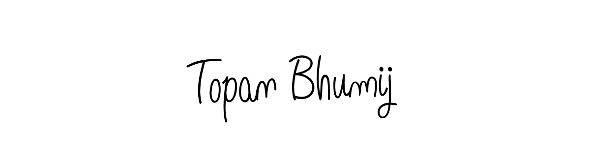 You can use this online signature creator to create a handwritten signature for the name Topan Bhumij. This is the best online autograph maker. Topan Bhumij signature style 5 images and pictures png