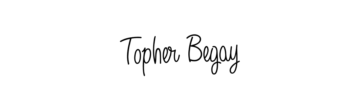 It looks lik you need a new signature style for name Topher Begay. Design unique handwritten (Angelique-Rose-font-FFP) signature with our free signature maker in just a few clicks. Topher Begay signature style 5 images and pictures png