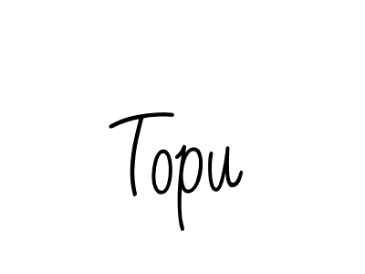How to Draw Topu signature style? Angelique-Rose-font-FFP is a latest design signature styles for name Topu. Topu signature style 5 images and pictures png