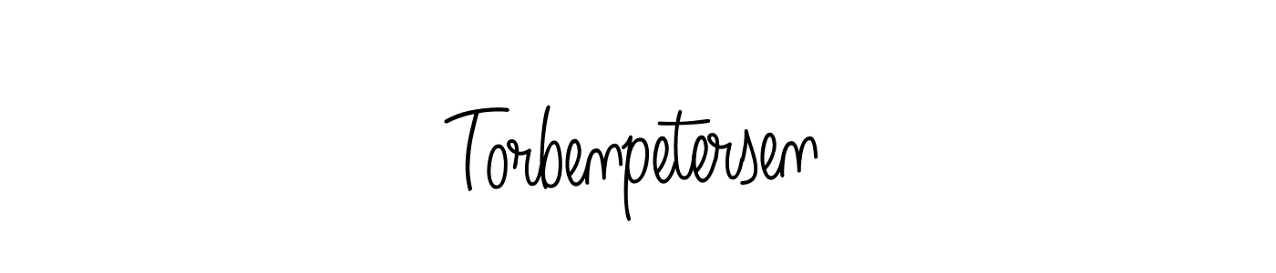 The best way (Angelique-Rose-font-FFP) to make a short signature is to pick only two or three words in your name. The name Torbenpetersen include a total of six letters. For converting this name. Torbenpetersen signature style 5 images and pictures png