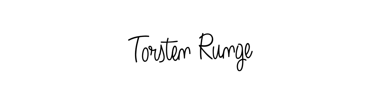 Make a beautiful signature design for name Torsten Runge. With this signature (Angelique-Rose-font-FFP) style, you can create a handwritten signature for free. Torsten Runge signature style 5 images and pictures png