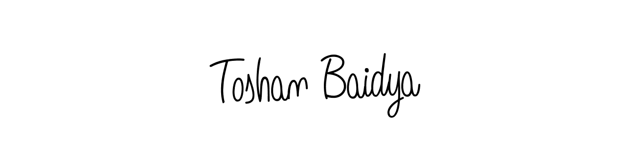 Once you've used our free online signature maker to create your best signature Angelique-Rose-font-FFP style, it's time to enjoy all of the benefits that Toshan Baidya name signing documents. Toshan Baidya signature style 5 images and pictures png