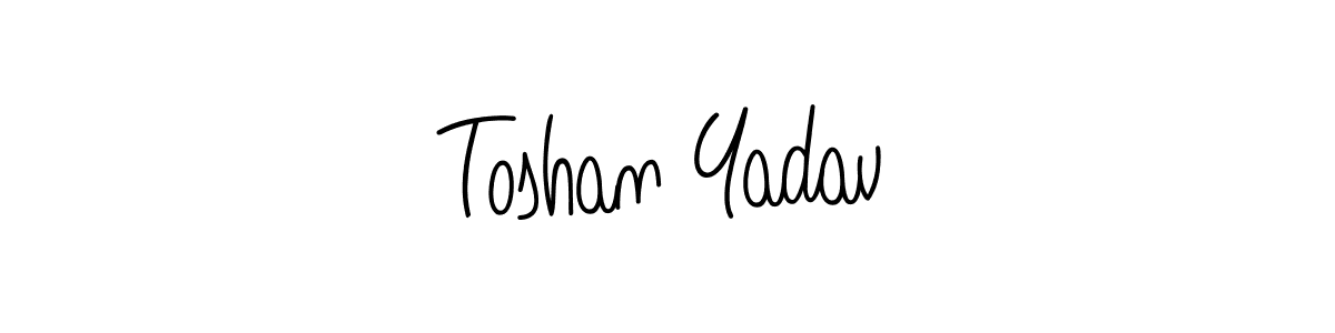 Check out images of Autograph of Toshan Yadav name. Actor Toshan Yadav Signature Style. Angelique-Rose-font-FFP is a professional sign style online. Toshan Yadav signature style 5 images and pictures png