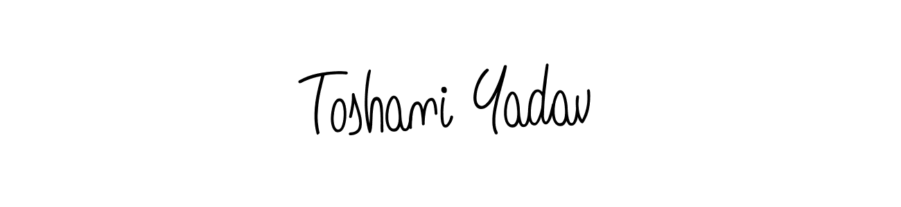 Best and Professional Signature Style for Toshani Yadav. Angelique-Rose-font-FFP Best Signature Style Collection. Toshani Yadav signature style 5 images and pictures png