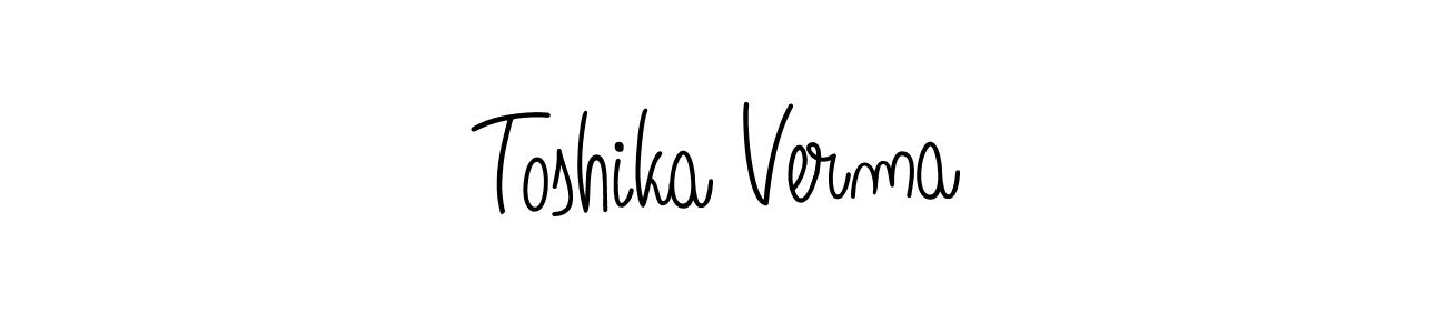 It looks lik you need a new signature style for name Toshika Verma. Design unique handwritten (Angelique-Rose-font-FFP) signature with our free signature maker in just a few clicks. Toshika Verma signature style 5 images and pictures png