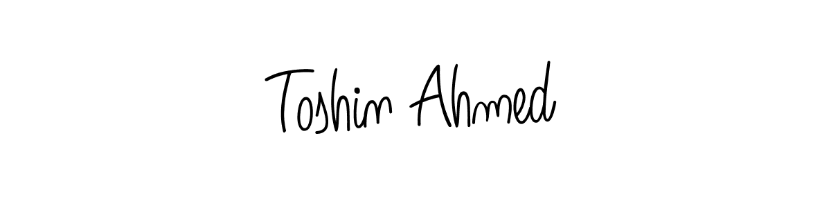 Angelique-Rose-font-FFP is a professional signature style that is perfect for those who want to add a touch of class to their signature. It is also a great choice for those who want to make their signature more unique. Get Toshin Ahmed name to fancy signature for free. Toshin Ahmed signature style 5 images and pictures png