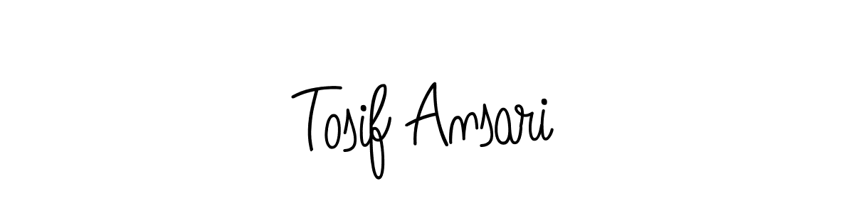 Make a short Tosif Ansari signature style. Manage your documents anywhere anytime using Angelique-Rose-font-FFP. Create and add eSignatures, submit forms, share and send files easily. Tosif Ansari signature style 5 images and pictures png