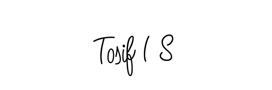 Also we have Tosif I S name is the best signature style. Create professional handwritten signature collection using Angelique-Rose-font-FFP autograph style. Tosif I S signature style 5 images and pictures png